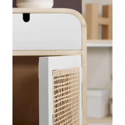 Georg Wood and Cane Nightstand : Procomobel