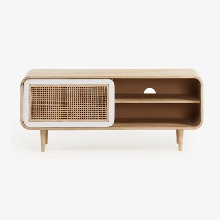 Handle and Cane Wood TV Stand 'Georg' | Procomobel