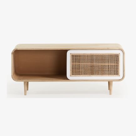 Handle and Cane Wood TV Stand 'Georg' | Procomobel