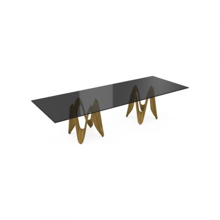 Lambda double base dining table | Procomobel