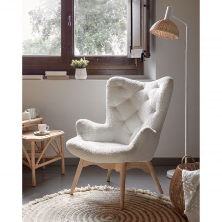 Upholstered Wooden Armchair 'Kody' | Procomobel