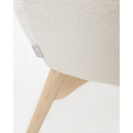 Upholstered Wooden Armchair 'Kody' | Procomobel
