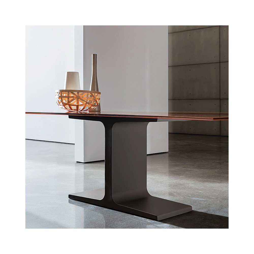 Rectangular ceramic table 'Palace