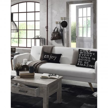 Sofa Bed Synthetic Leather Roger | Procomobel