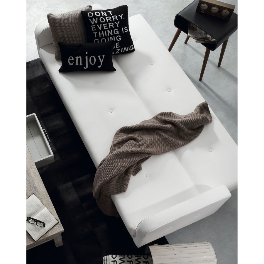 Synthetic Leather Sofa Bed 'Roger'