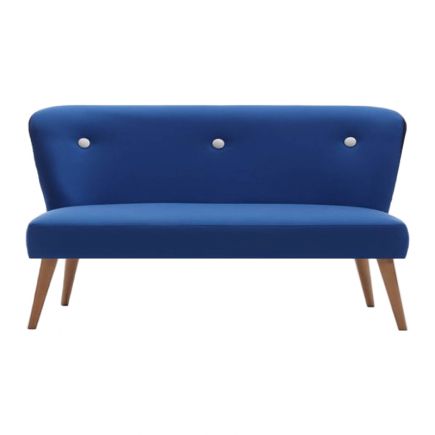 2-Seater Sofa Blue Basez | Procomobel
