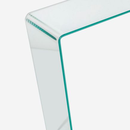Imagen de Detalle Mesa Consola Cristal Transparente Guerreiro tamaño grande