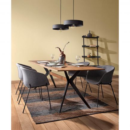 Yvette Wool Dining Chair | Procomobel