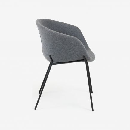 Yvette Wool Dining Chair | Procomobel