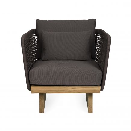 Outdoor Armchair Anthracite Isquia | Procomobel