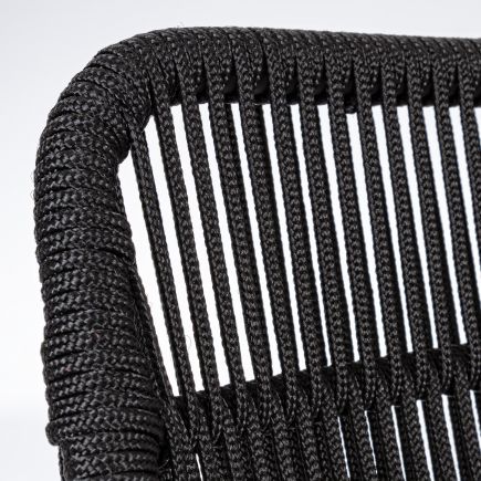 Madeira Black Rope Braided Chair : Procomobel