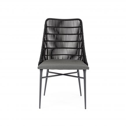 Madeira Black Rope Braided Chair : Procomobel