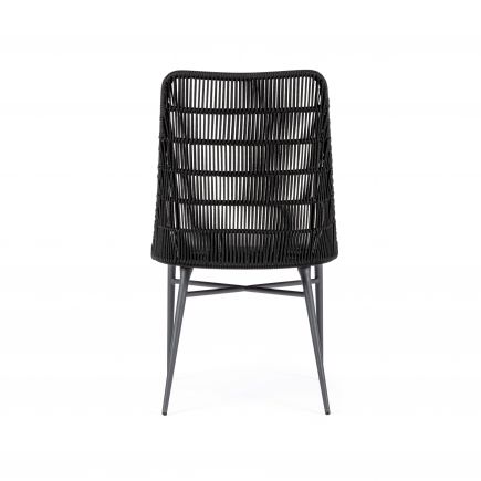 Madeira Black Rope Braided Chair : Procomobel