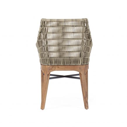Aluminum Outdoor Chair and Rope Egadas | Procomobel