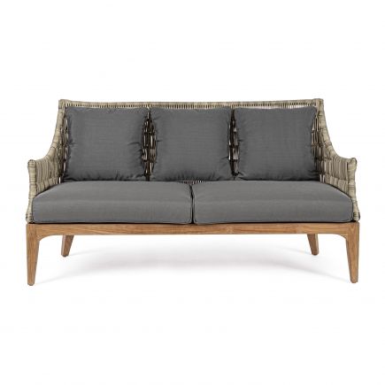 2 Seater Sofa Teak Wood Egadas : Procomobel