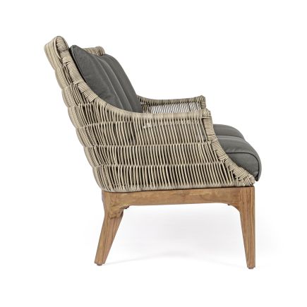 2 Seater Sofa Teak Wood Egadas : Procomobel