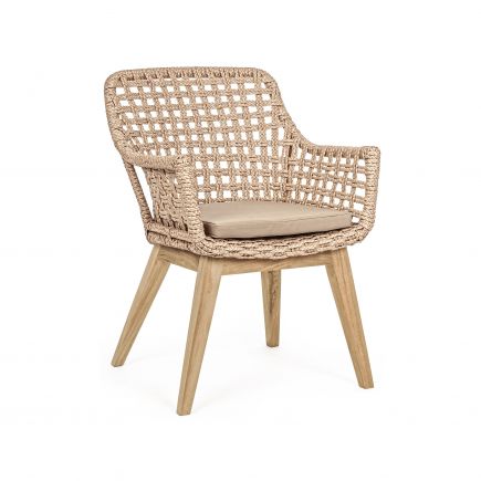 Outdoor Chair with Removable Cushion Paros | Procomobel