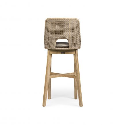 Kauai Wood and Rope High Stool : Procomobel