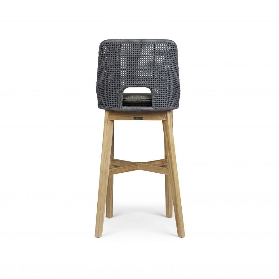 High Wood and Rope Stool 'Kauai'