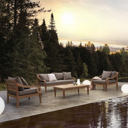 Teak Wood Outdoor Armchair Martinique | Procomobel