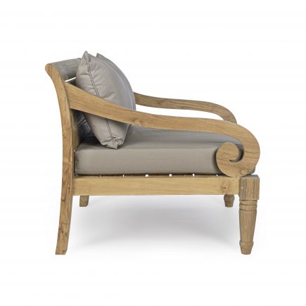 Teak Wood Outdoor Armchair Martinique | Procomobel