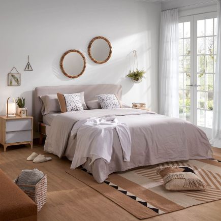 Dyla Removable Upholstered Double Bed | Procomobel