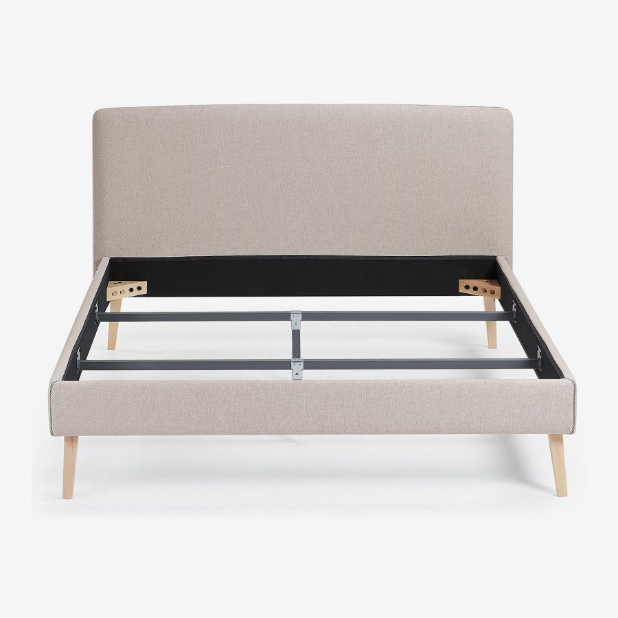 Dyla' Removable Upholstered Double Bed with removable covers