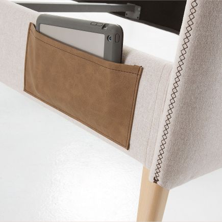 Dyla Removable Upholstered Double Bed | Procomobel