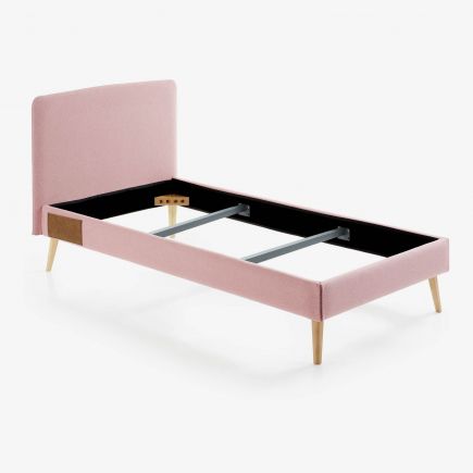 Dyla Single Upholstered Bed with Removable Cover | Procomobel