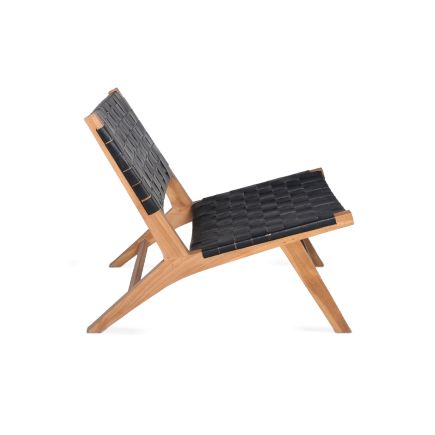 Wood and Leather Armchair Amelia | Procomobel