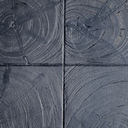 Imagen de Detalle Taburete Bajo de Madera Georgia negro