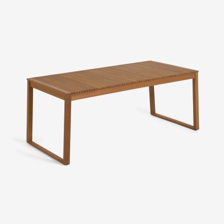Rectangular Wooden Outdoor Table Emili : Procomobel