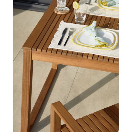 Rectangular Wooden Outdoor Table Emili : Procomobel