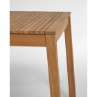 Imagen de Detalle ambiente pata Mesa de exterior Emili madera maciza acacia 190 x 90 cm FSC 100%