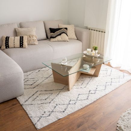 Marivi Cotton Rectangular Rug | Procomobel