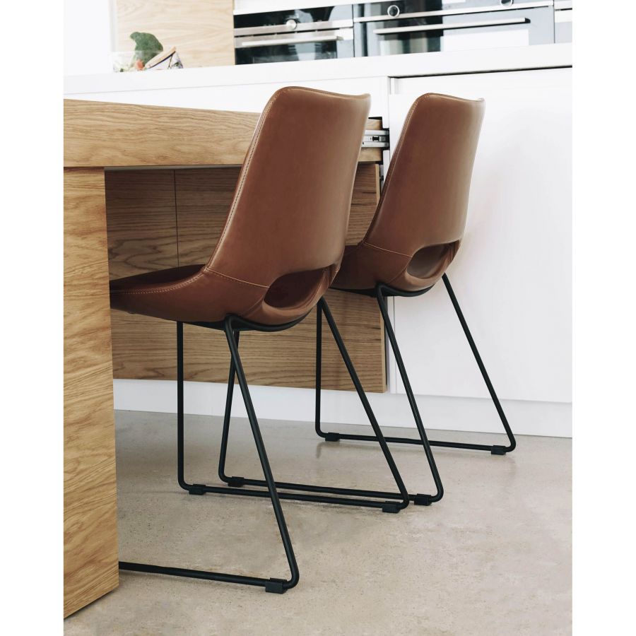 Synthetic Leather Dining Chair 'Zahara'