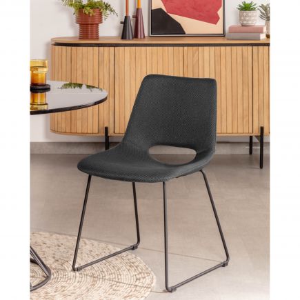 Dining Chair Upholstered Stain Resistant Zahara | Procomobel