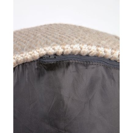 Kaie 100% PET Beige Pouffe Beige | Procomobel