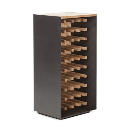 Recycled Wood Bottle Rack Mia | Procomobel