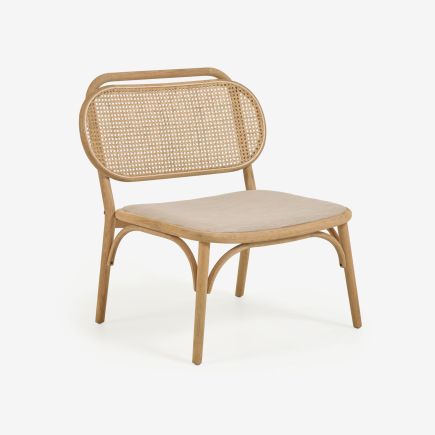 Natural Wood Armchair Doriane | Procomobel