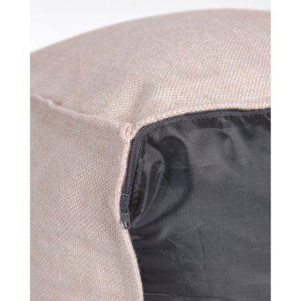 Detalle de Tela trasera Puf PET Beige Leeith