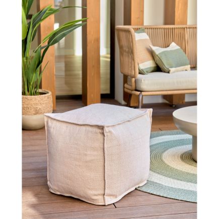 Foto en Ambiente Puf PET Beige Leeith