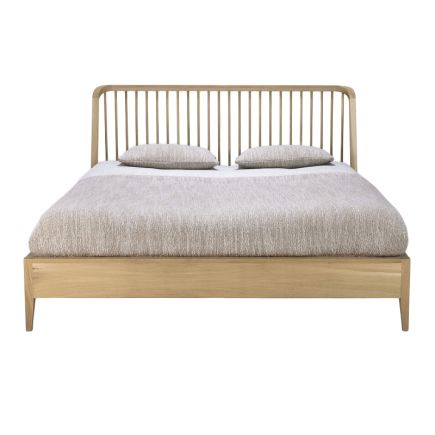 Buy Online Double Bed with Headboard 'Spindle' at Procomobel