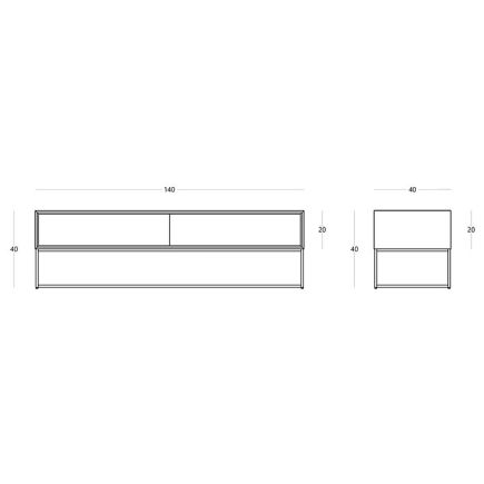 TV cabinet with drawers Ivy | Procomobel