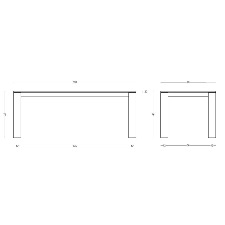 Mesa Comedor Rectangular ‘Elle’
