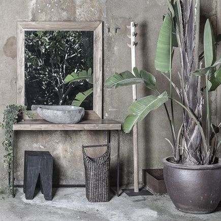 Georgia Wooden Low Stool : Procomobel