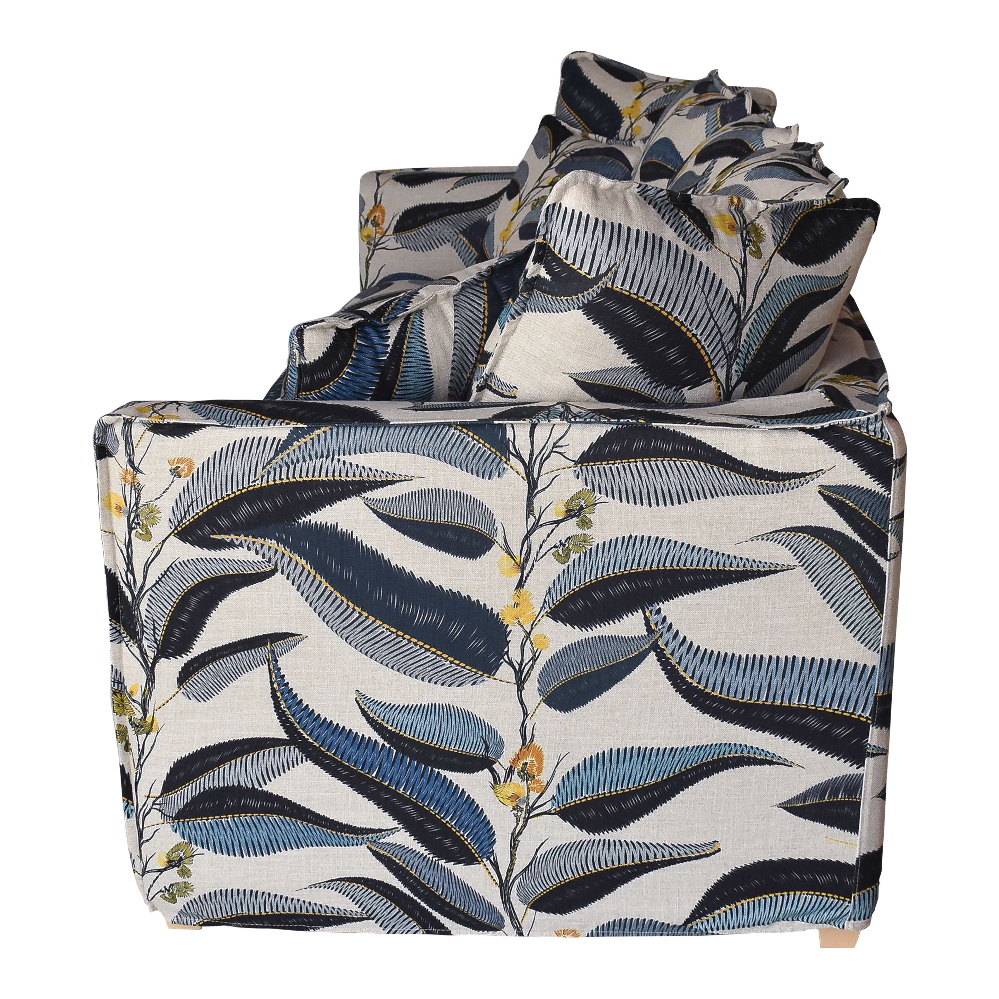 4 Seater Sofa Floral Print 'Garona'