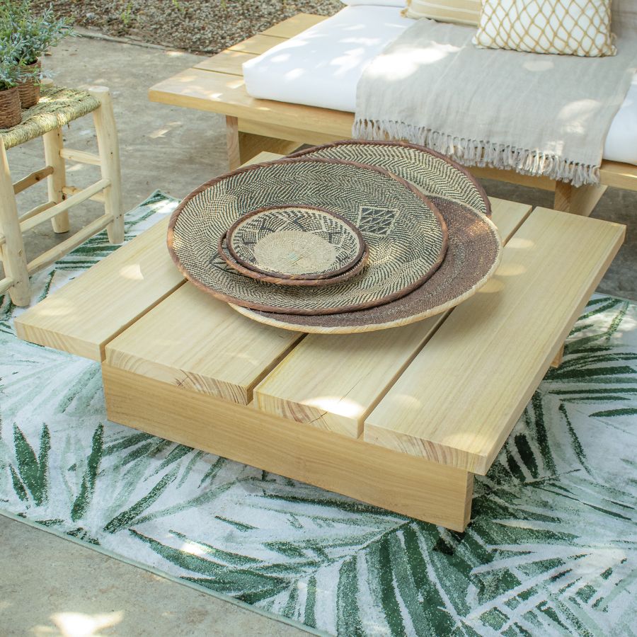 Set Corner Sofa and Table 'Arabigo'