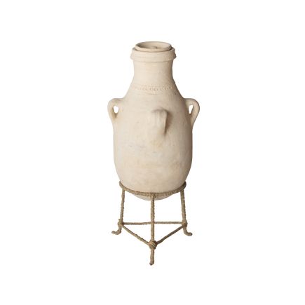 Ánfora Terracota con Soporte Barents tamaño grande
