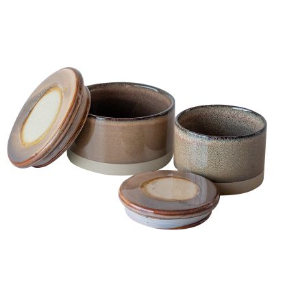 Beige Ceramic Decorative Box 'Brito' | Procomobel